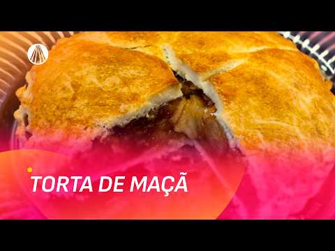 A verdadeira TORTA DE MAÇÃ da VOVÓ DONALDA | Sabor de Vida