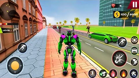Drone robot car transforming game - Car robot game | Android robot car game gameplay