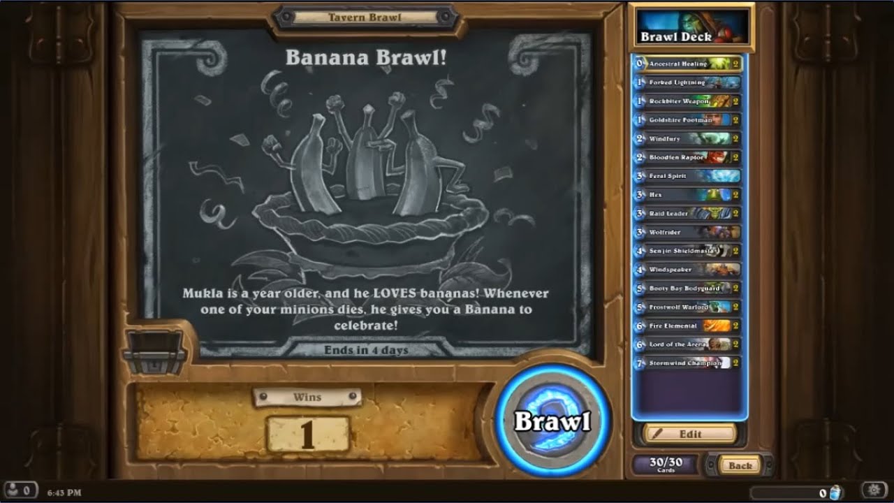 Hearthstone BANANA BRAWL + Pack Opening YouTube