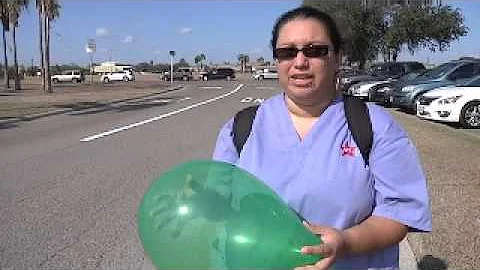 Balloon release in memory of Michelle Zapata