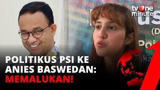 Dianggap Santai, Tsamara Amany Kritik Anies Baswedan Tvone Minute