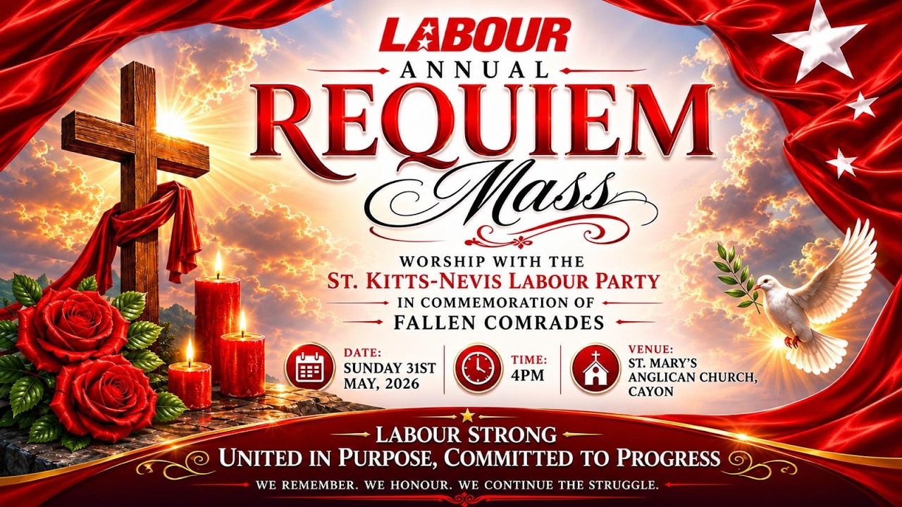 Annual Requiem Mass (Sunday, May 31, 2026 at 4:00 p.m. AST) | St. Mary's Anglican Church, Cayon