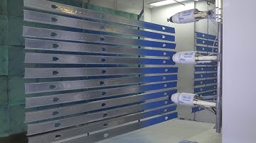 INDUSTRIAL LIQUID PAINTING - Nordson RA-20- Rotary Atomizer liquid bell coating extrusions