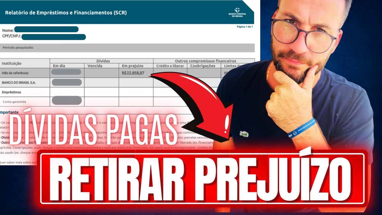 COMO RETIRAR O NOME DO REGISTRATO DO BANCO CENTRAL - YouTube