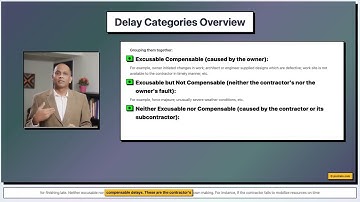 Delay Categories Overview: Sample Lecture from 