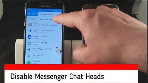 How To Disable Chat Heads (Messenger Bubble)