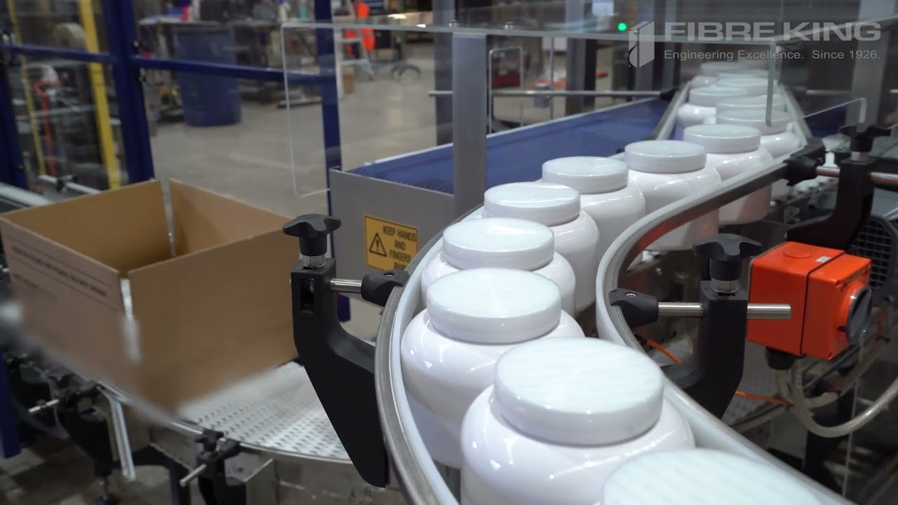 Fibre King - Turnkey case-erecting, packaging, sealing & weighing solution for different size tubs.