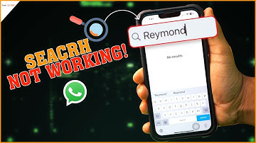 How to Fix WhatsApp Search Not Working on iPhone | Solve Search Issues