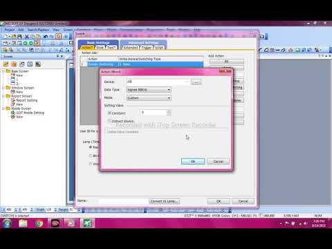 Mitsubishi hmi password creation