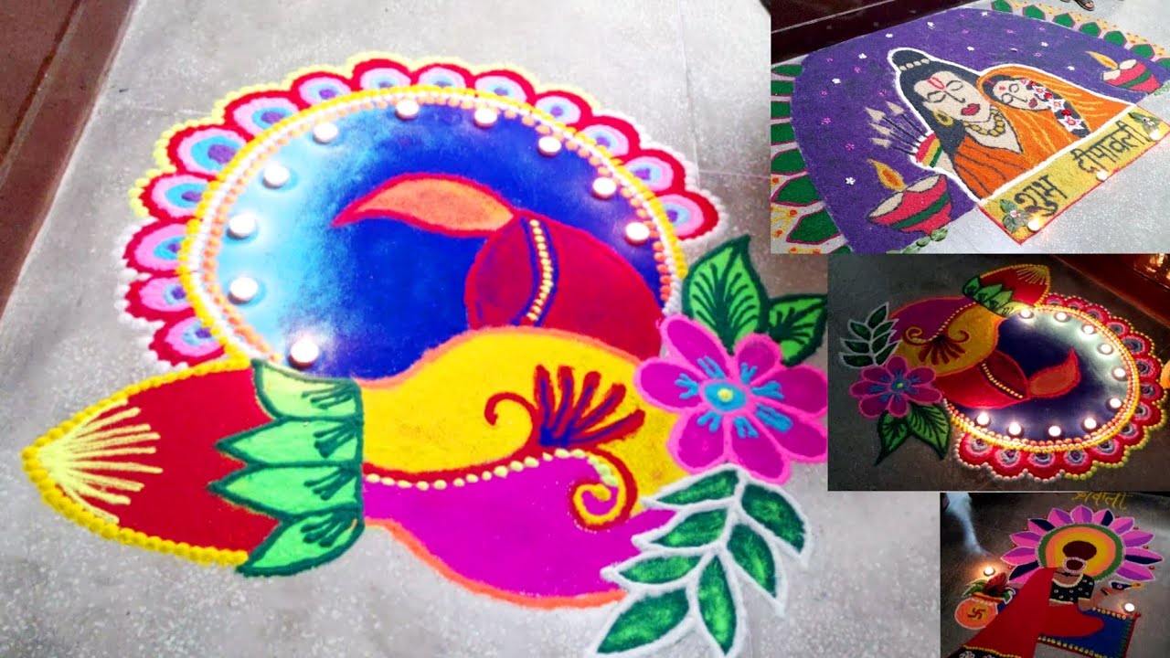 Rangoli Competition ️ | Dept. Of Microbiology | Kurukshetra University ...