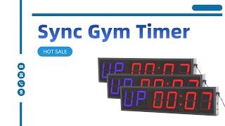 2022 New Upgrade Synchroized Gym Timer for Giant Commercial Gym