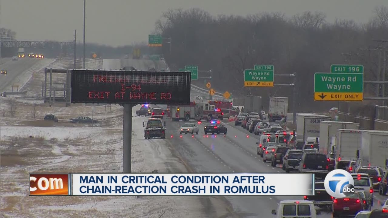 Chainreaction crash in Romulus YouTube