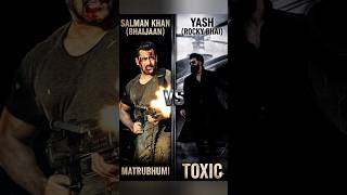 takar ho toh aisi 😳 toxic vs matrubhumi #salmankhan #yash #kgf #salmanfans vs #kgffans