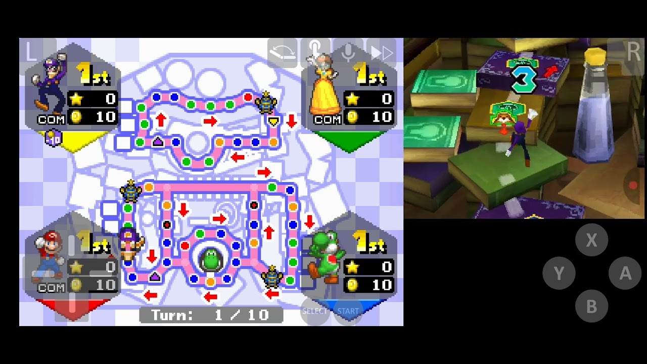 Mario party DS emulador!!