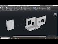 2d To 3d Autocad طريقة تحويل المخطط من ثنائي الابعاد الى ثلاثي الابعاد على 2 