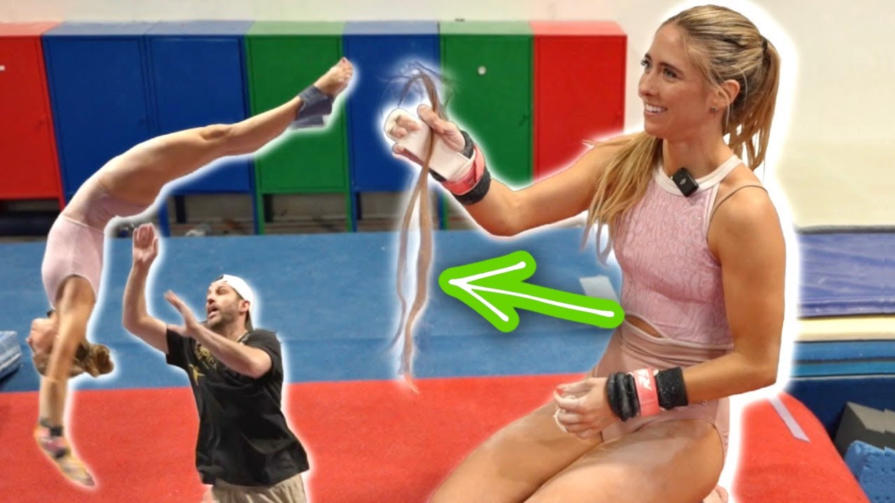 MY HAIR ripped out learning a MALONEY on bars.