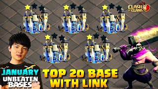 Top 20 Best Town Hall 18 Base For Cwl With Link Unbeaten Th18 Legend, War Base January 2026 .