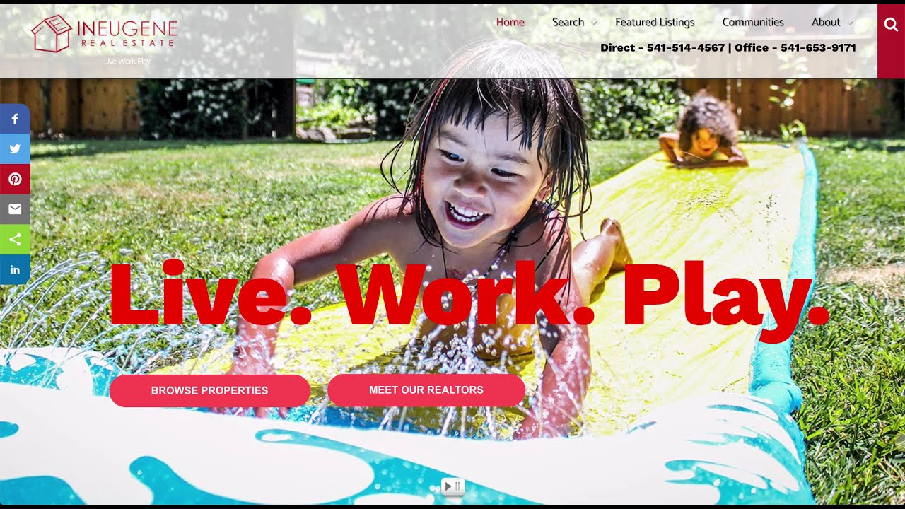 Live. Work. Play In Eugene, Oregon | InEugene Real Estate Agency Website