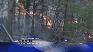 Brush fire reported in 2000 block of Highway 11W in Sullivan Co.