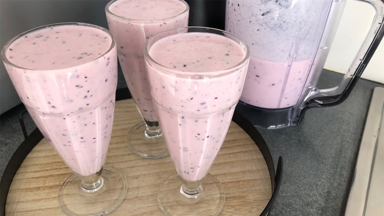 Blueberry & Nesquik Amasi Drink YouTube