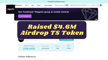 Instructions for participating in Airdrop of the Twitter Scan project - Raised $4.6 million