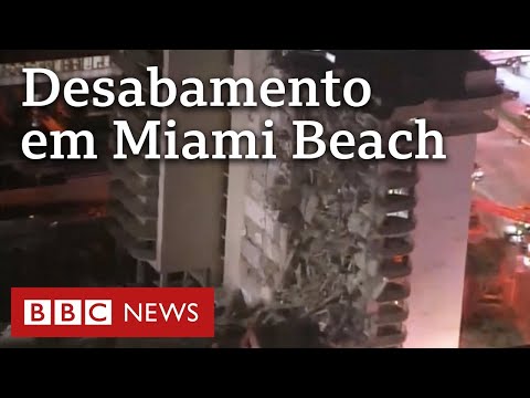 Vídeo: Um Ferido Depois De Cair Em Miami