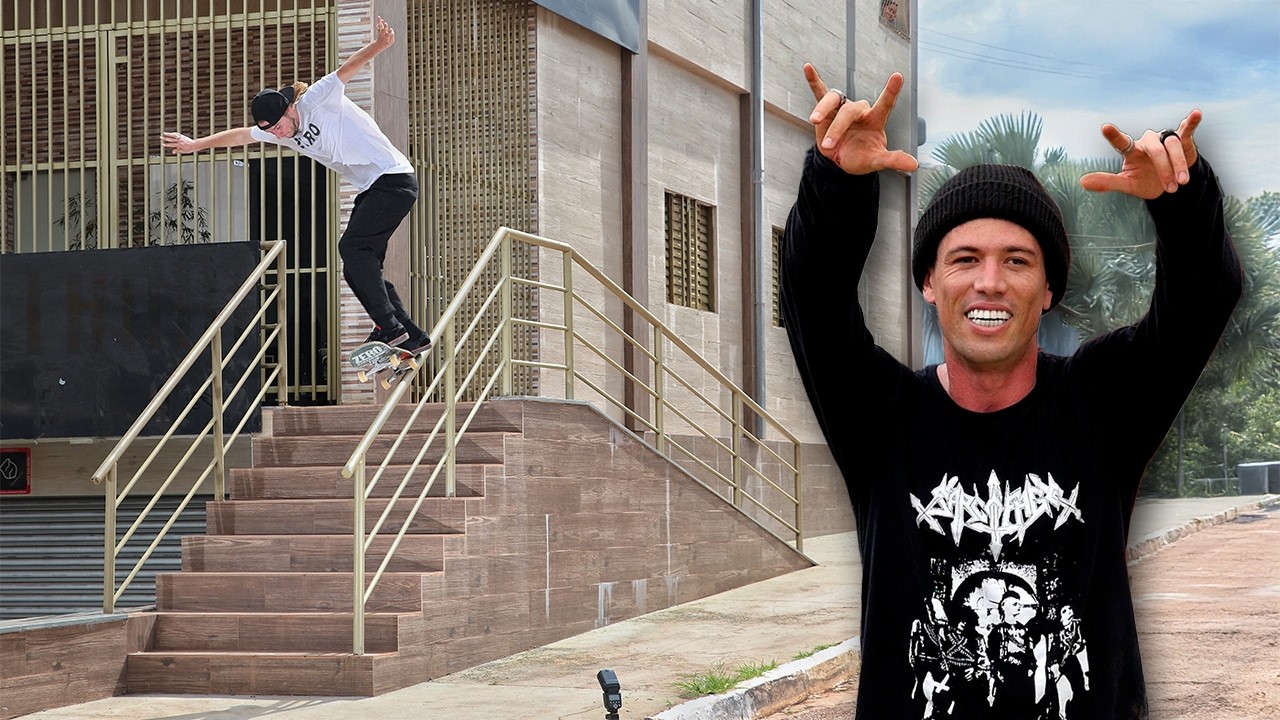 Канаан катается на коньках по Бразилии с Сэмюэлем Джимми!