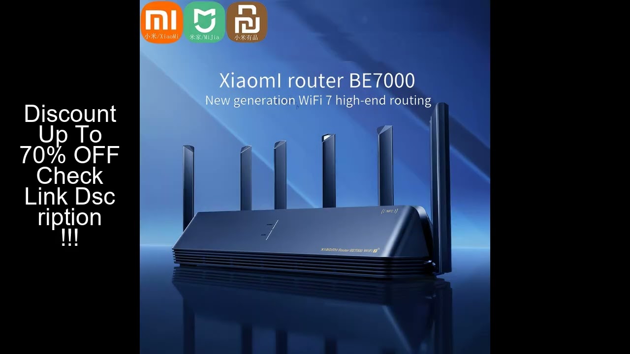 Xiaomi  Wireless Wifi 7 Router BE7000 Signal Booster Repeater Extend Gigabit Amplifier 160MHz 1GB Me