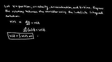 Video 292 Ch 2 Sec 5 Ex10 General Antiderivatives for Position, Velocity & Acceleration 20121622