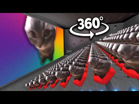 360° Chipi Chipi Chapa Chapa Cat - Cinema Hall | 4K Vr 360 Video