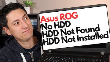 How To Fix No Hard Drive (HDD) Error Fix! / No HDD Installed, No HDD Found for Asus ROG