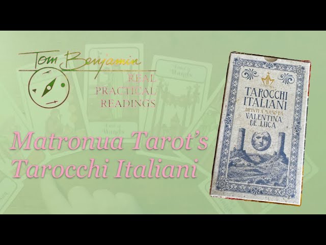 【限定100部・未使用】Matronua Tarot タロットカード Unboxing and Walkthrough - Matronua/Tarocchi Italiani - YouTube