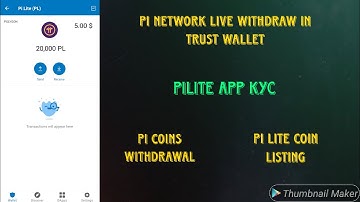 🔥Pi Network Live Withdraw In Trust Wallet || Pi Lite App KYC Kaise Kare || Pi Coins Withdrawal
