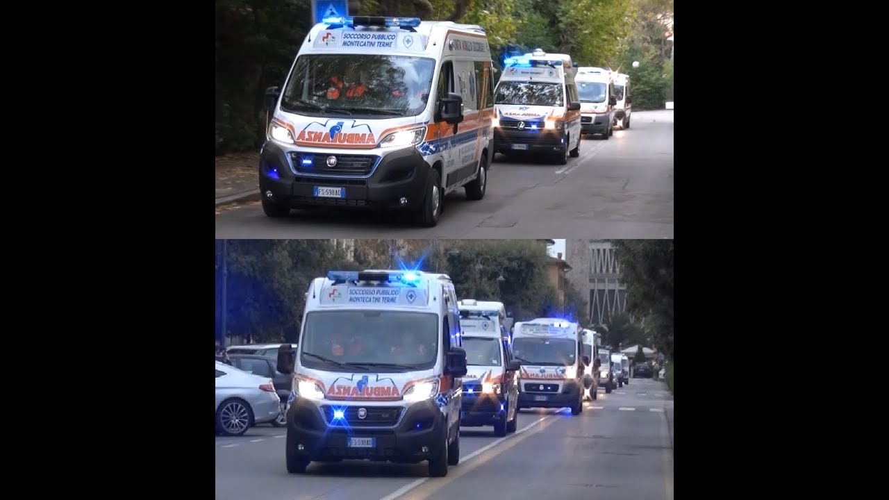 Inaugurazione Nuova Ambulanza Soccorso Pubblico Montecatini Terme 2018