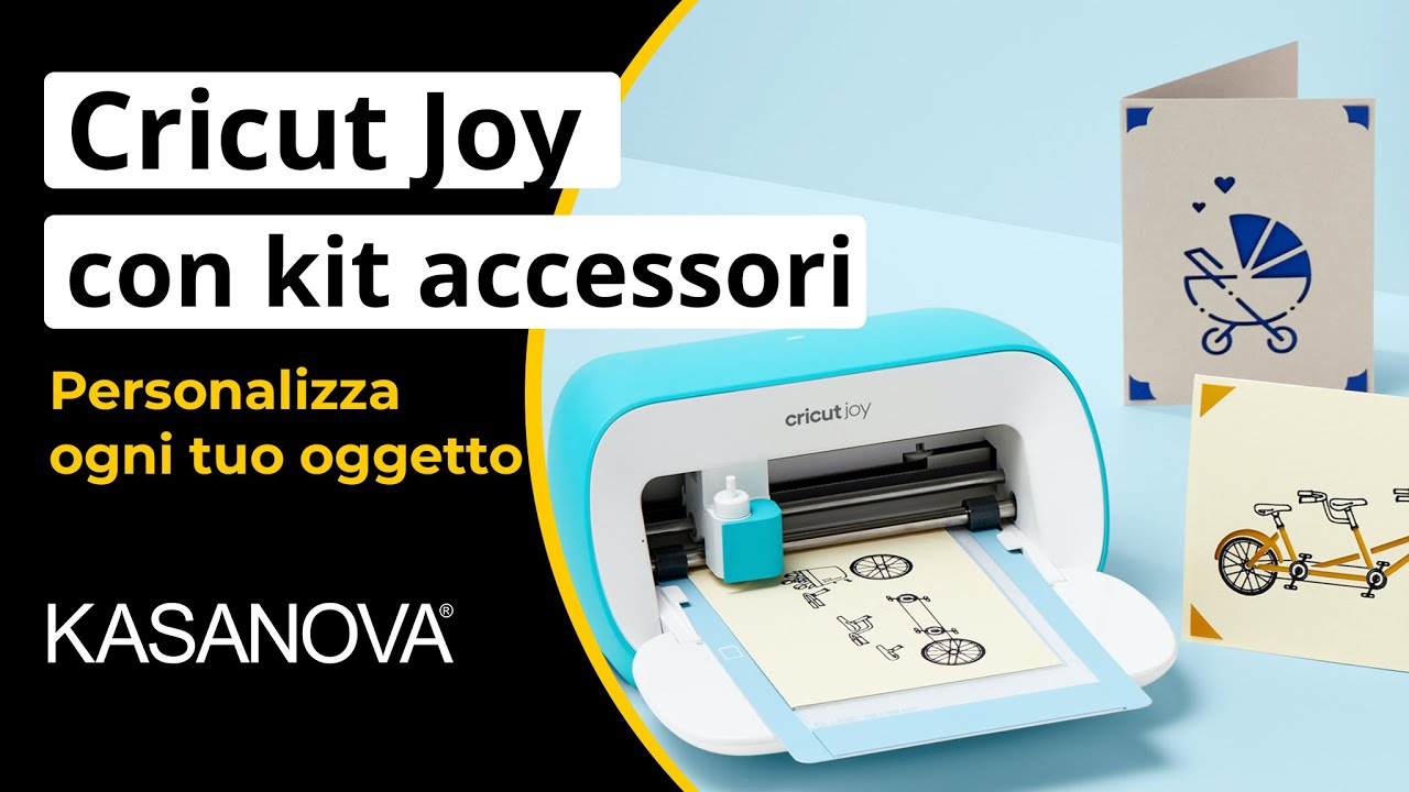 Macchina da taglio Cricut Joy + 12 buste e cartoncini color