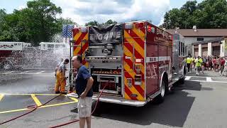 Wet down for Fair Lawn New Engine 3. 6-22-19