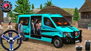 新しいシティバン運転ゲーム3D：リアルなローカルミニコーチ運転シミュレーター乗客！Androidゲームプレイ screenshot 5