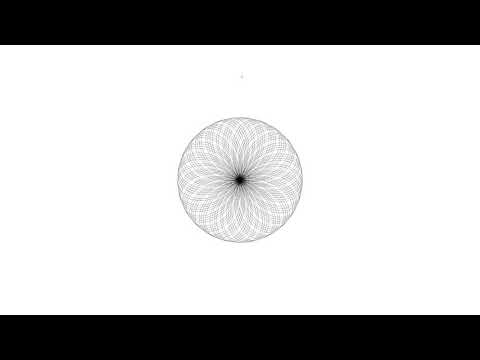 【Processing】Real-Time Mathematics Rose Animation