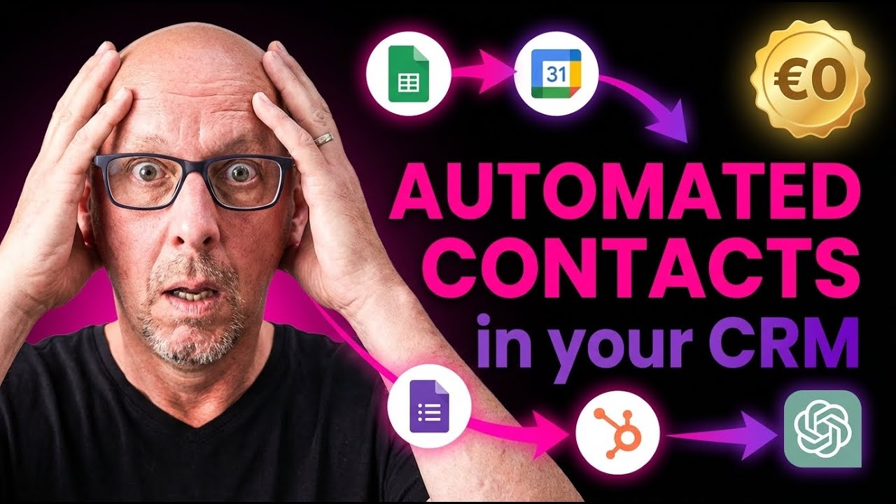 Capture Contacts Automatically Across All Sources | make.com and CRM Automation