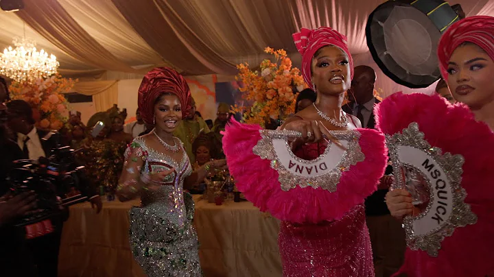 Priscilla Ojo and Juma Jux’s Grand Arrival at Their Wedding Reception