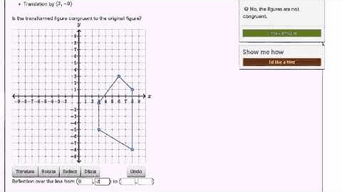 01   Transformations and congruence   03   Example of rigid transformation and congruence