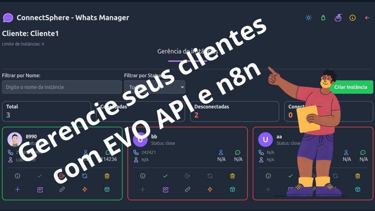 Como Gerenciar Conexões WhatsApp no N8N com Evo API (Fácil!) - YouTube
