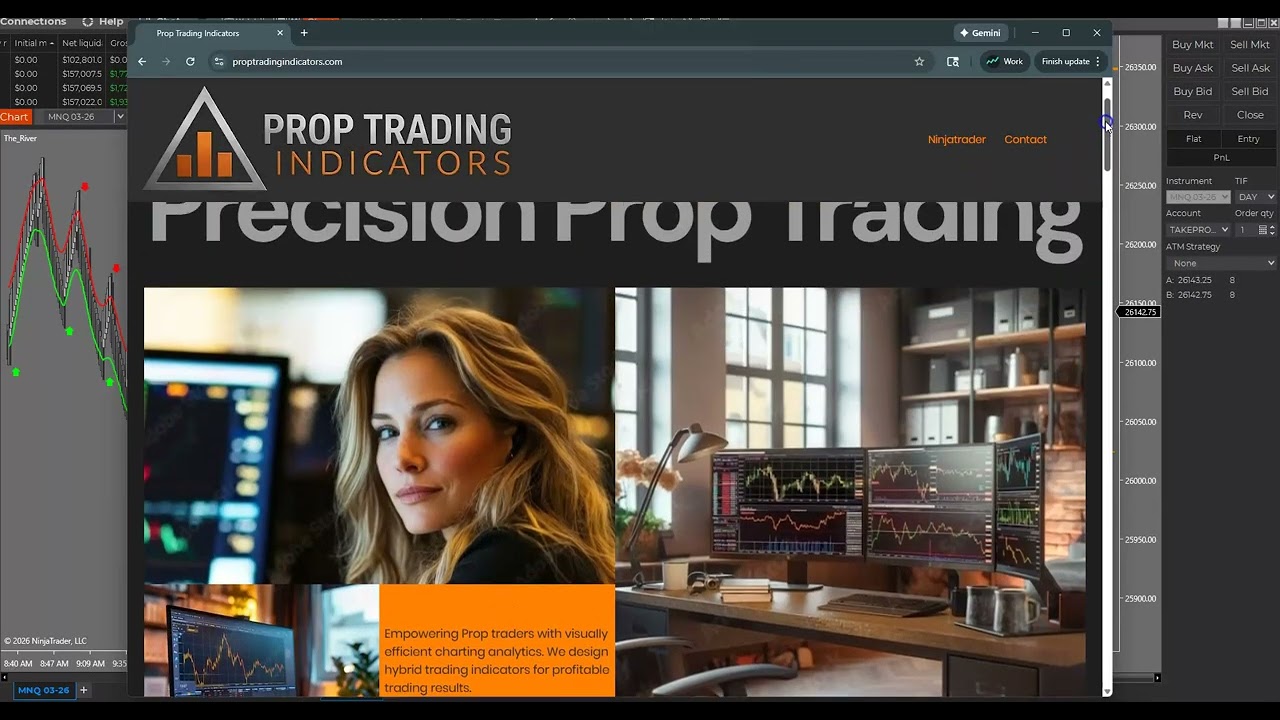 Prop Trading Indicators - NEW "Adaptive_Trend_Cloud" Strategy for NT8!