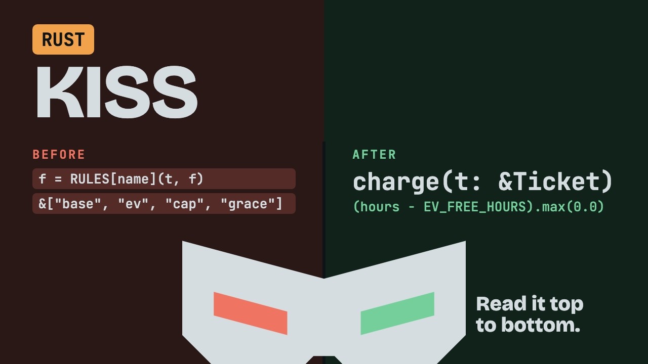 KISS in Rust: Replace a Rule Engine with Plain Code