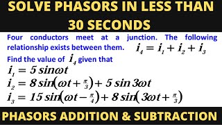 YOU NEED TO SEE THIS BEFORE YOUR NEXT EXAMS| ADDITION and SUBTRACTION of PHASORS #knust #Engineering