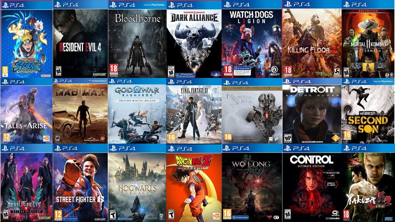 أفضل 50 لعبة PS4 على الاطلاق | Best 50 games for PlayStation 4 - YouTube