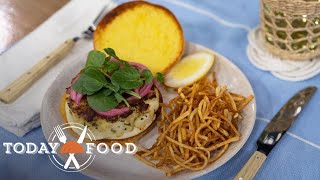 Martha Stewart shares her recipe for fresh fish burgers