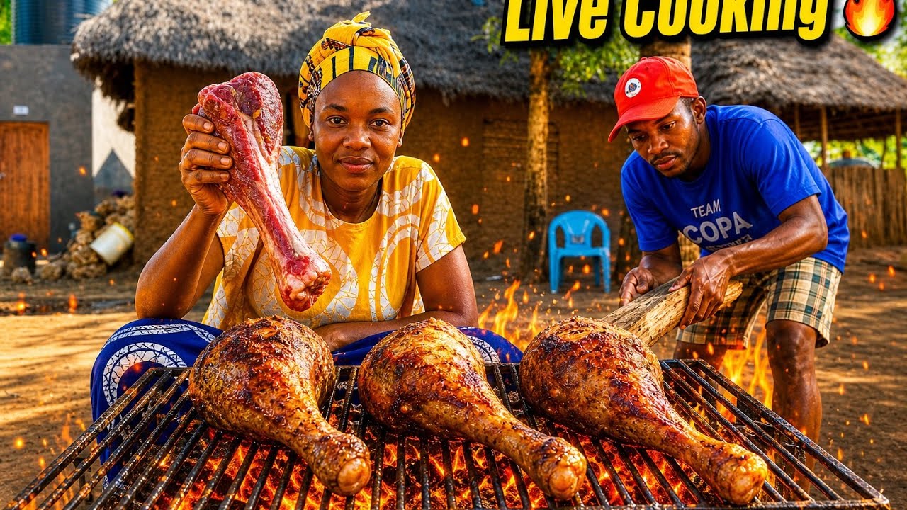 Cooking Kenya’s Favorite Meal LIVE 😱🔥 Nyama Choma, Ugali & New Dream Home Reveal 🏡🇰🇪