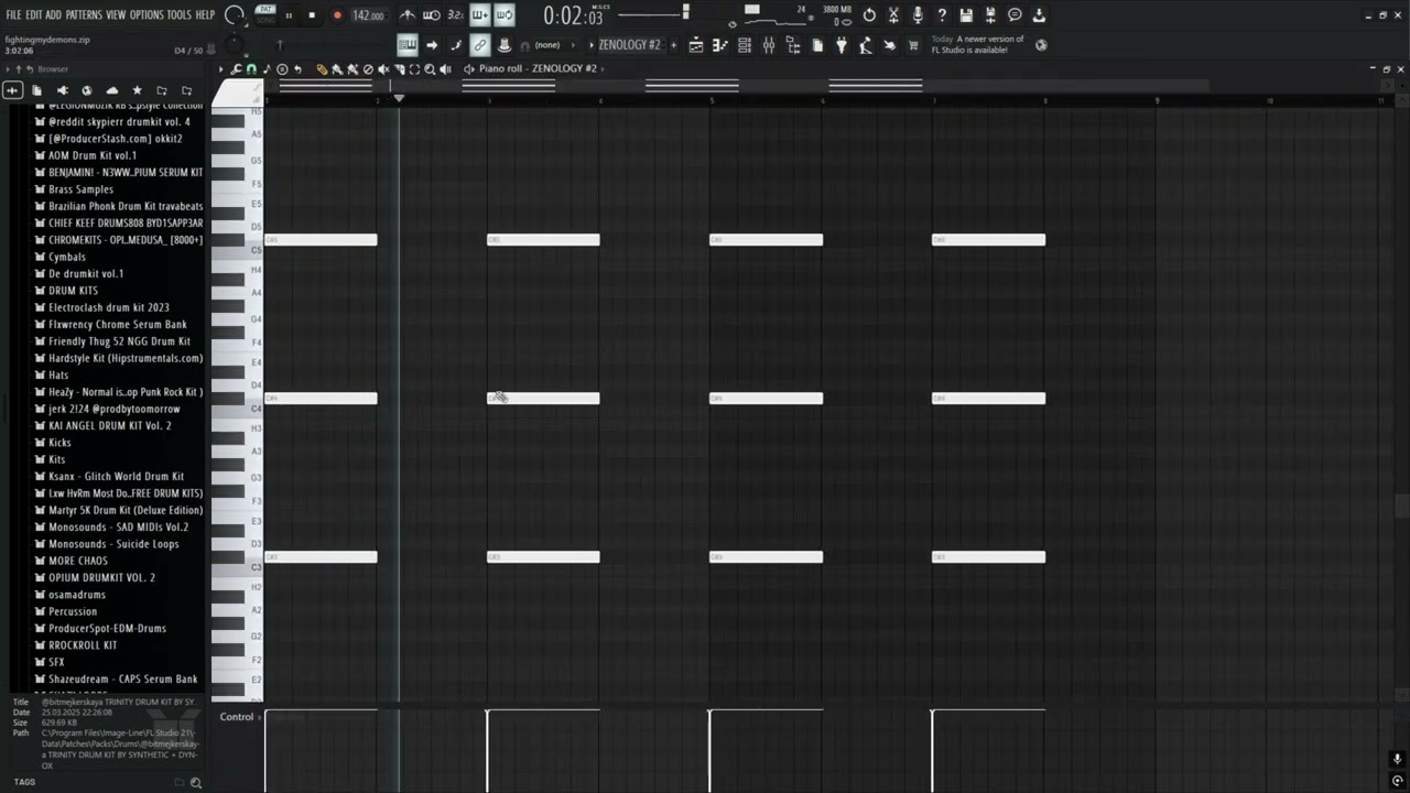 remake "fighting my demons" in fl studio 21/ 81,999% accuracy