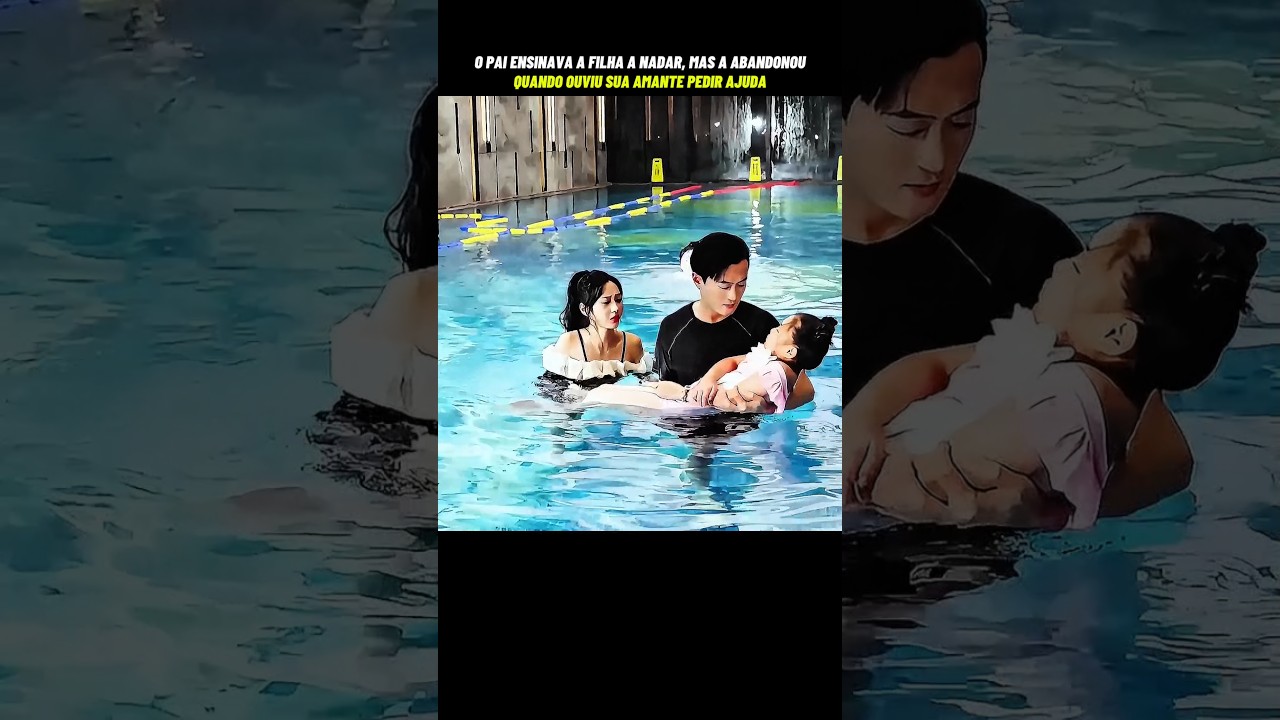 ⁣O pai abandonou a filha na piscina quando ouviu a amante chamar #dorama #kdrama #filmes #series